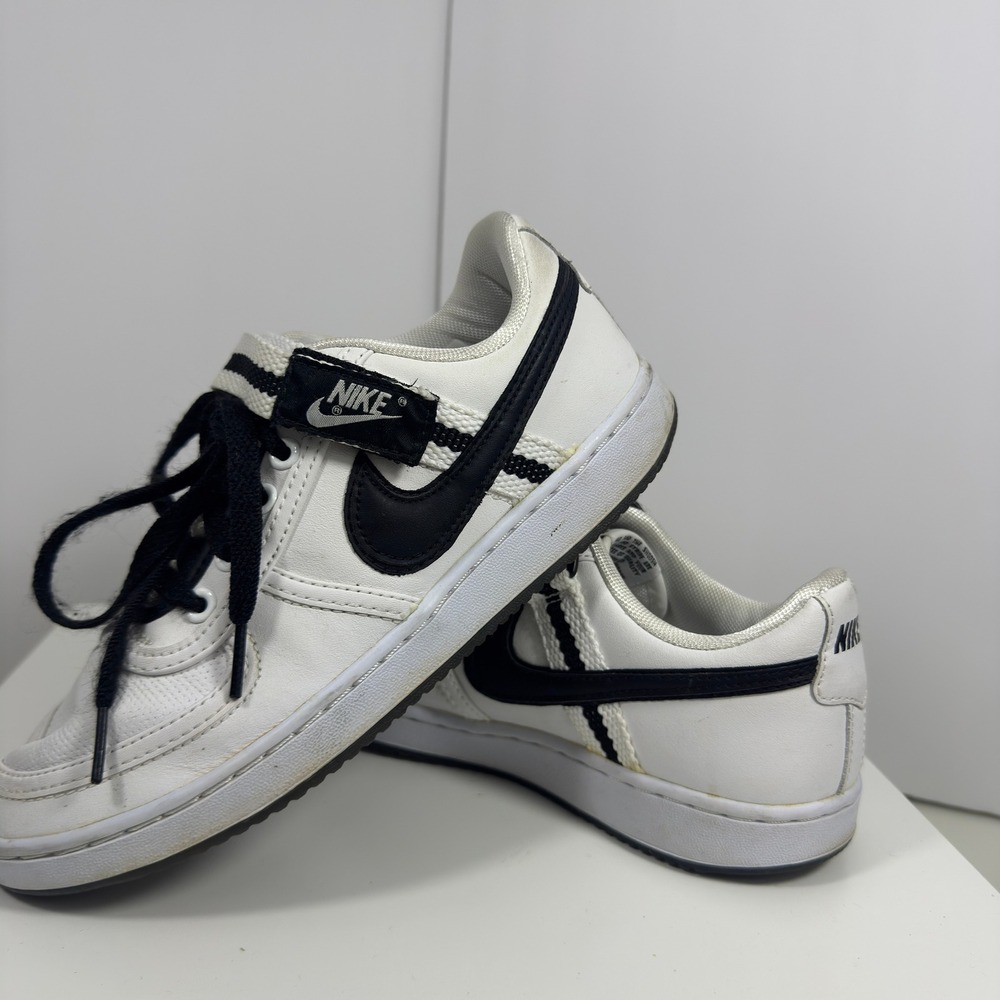 Nike‎ Vandal Low Womens 6.5 White Black Vintage 2008 Sneakers Strap 316555-102